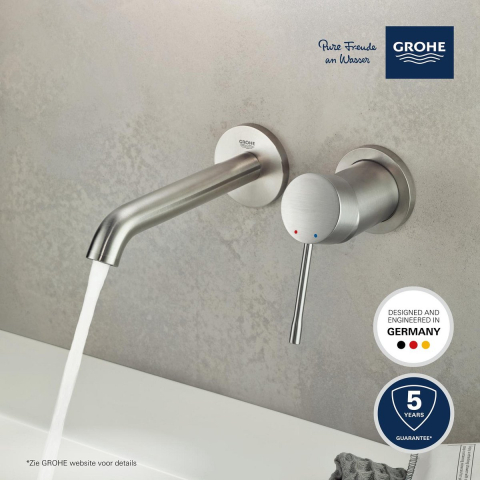 Grohe Essence new basin mixer supersteel
