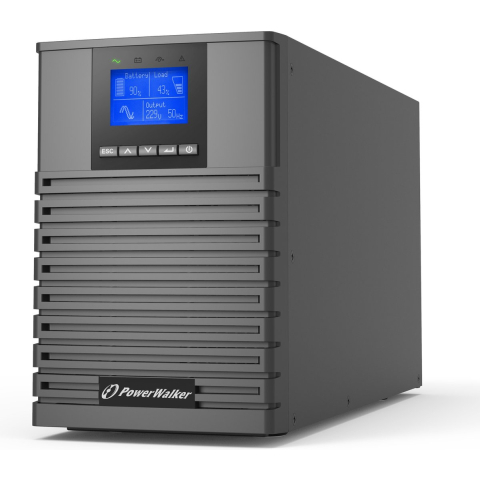 BlueWalker 10122192 - PowerWalker VFI ICR IoT - 1000VA/1000W - On-Line UPS