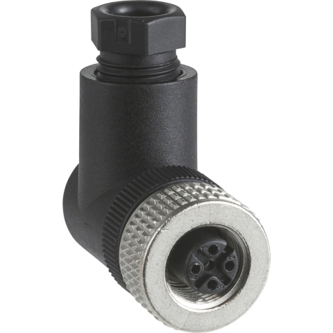 TELEMECANIQUE SENSORS Plug m12 5 pol female elbowel metal