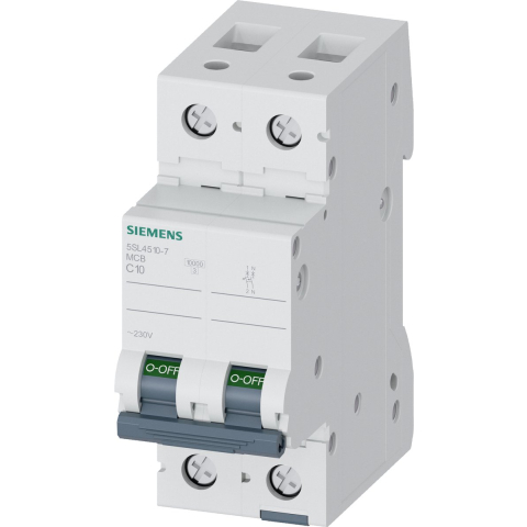 Siemens Circuit breaker 230v 10ka 1+n--pole C 10a
