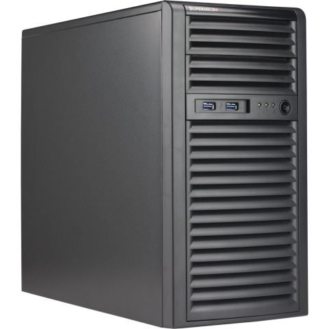 Supermicro SC731 i-404B - Case - Tower - Zwart