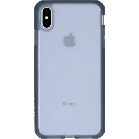 ITSKINS HYBRID FROST cover for iPhone XS Max® - Black and transparent