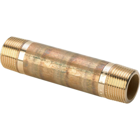 Viega Lange tepel 2 x 50 mm gunmetal