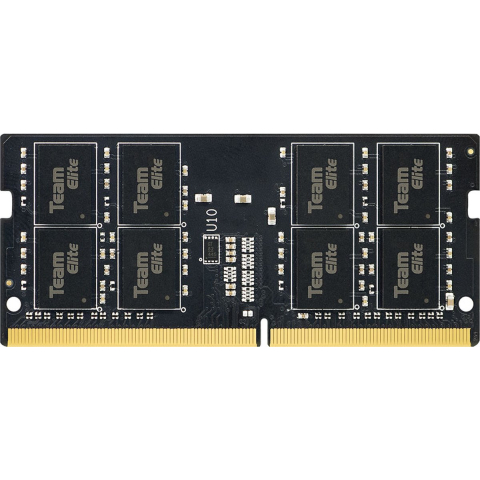 Team Group Team Elite SODIMM DDR4-2666 - 8GB - CL19 - Single Channel (1 pcs) - Zwart