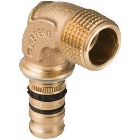 Geberit mepla bend AV / multimedia paneel 90° with male thread: d=20mm r=3