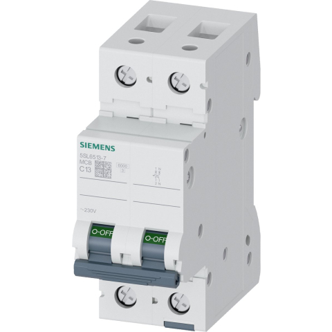 Siemens Circuit breaker 6ka 1+n-p c13 5sl6513-7