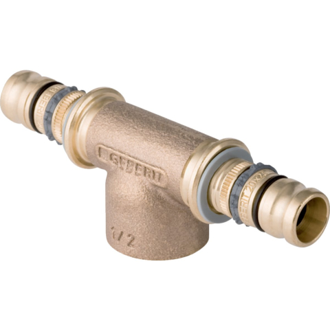 Geberit mepla t-piece with female thread: d=40mm rp=1/2 d1