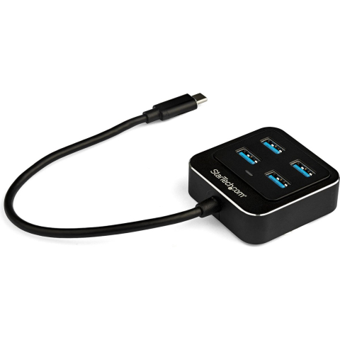 StarTech.com USB-C Hub 4-Port USB hub - 4 - USB 3.2 - Zwart
