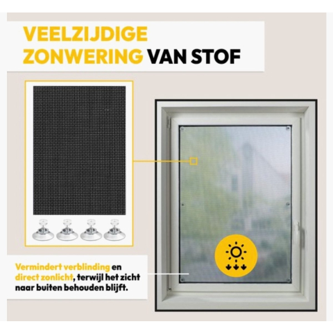 Lichtblick dakraam zonnescherm (Blauw, 36 x 76,9 cm voor CK04)