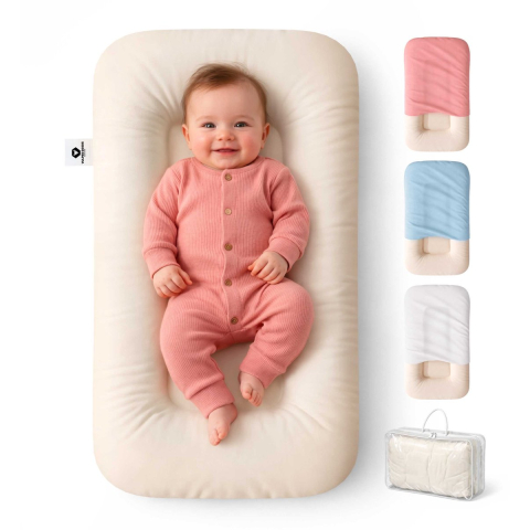 Babynestje - Babylounger  -  Roze - Babynestje