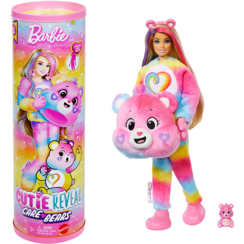 BARBIE Cutie Reveal x Care Bears Serie 2 pop (Togetherness Bear)