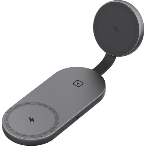 AUKEY MagFusion C Pro 3-in-1  Wireless Charger 67W - Grijs