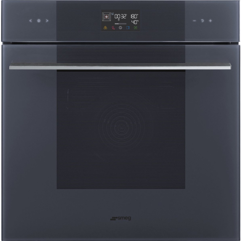 SMEG Pyro steam Galileo Oven Oven , Linea, 60 cm, Combi-stoom, Neptune Grey, A+, Pyrolyse