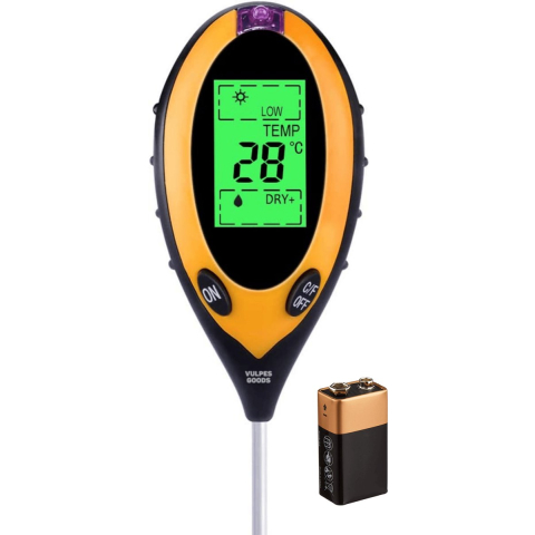 Vochtmeter Bodem Planten  -  Oranje - Bodemvochtmeters