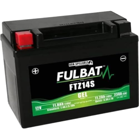 FTZ14S AGM Fulbat Moto batterij YTZ14S