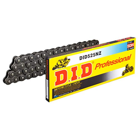 DID CHAIN 520NZ (Black & Black) - Length: 110 links with clip joint (FJ)