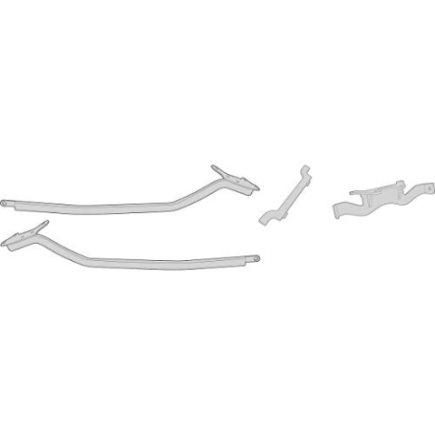 Givi 3111FZ monorack armen voor topcase montage, zwart, 40