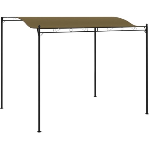 vidaXL-Zonneluifel-180-g/m²-3x2,4-m-taupe