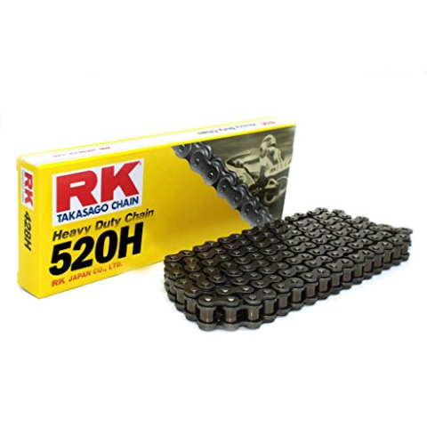DID 530VX3 CHAIN (Gold & Black) - Length: 96 links with rivet joint (ZJ)