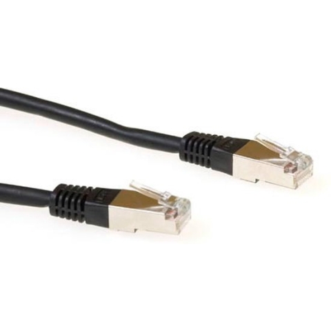 ACT Zwarte 3 meter LSZH SFTP CAT6 patchkabel met RJ45 connectoren FB9903