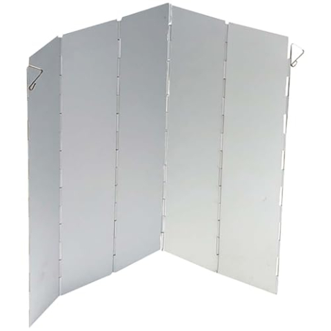 Bo-Camp Kookwindscherm Aluminium 5-Delig