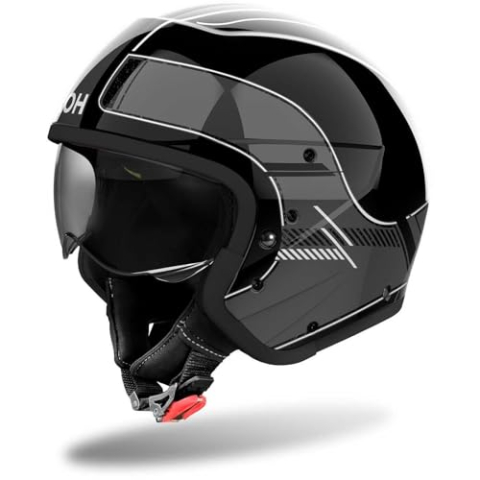 AIROH J 110 RASTER DONKERGRIJS GLOSS L