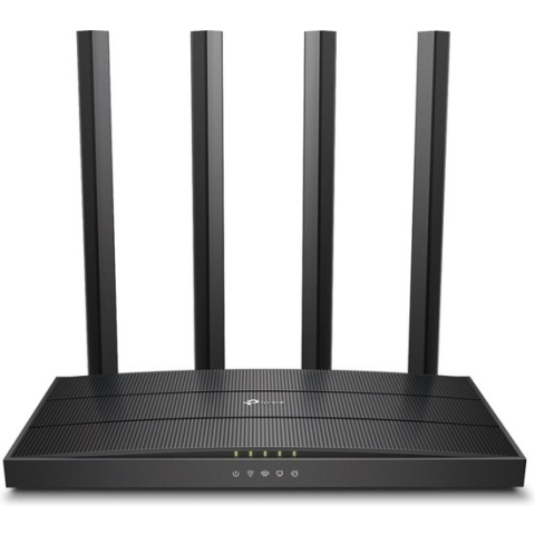 TP-Link Archer C6  - Draadloze Router - 1200 Mbps - Zwart