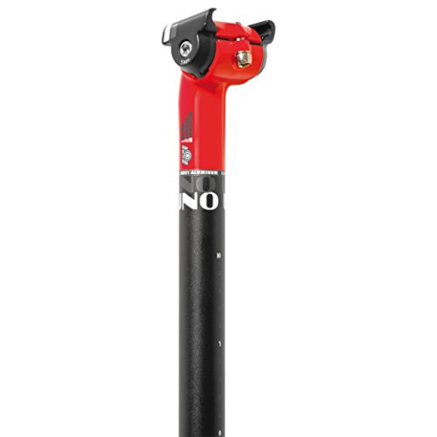 Stuurpen zitting rood/zwart 350 mm lengte Kalloy