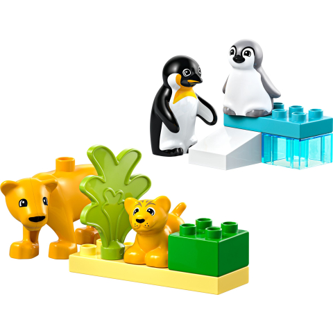LEGO® DUPLO 10442 Families van wilde dieren: pinguïns en leeuwen