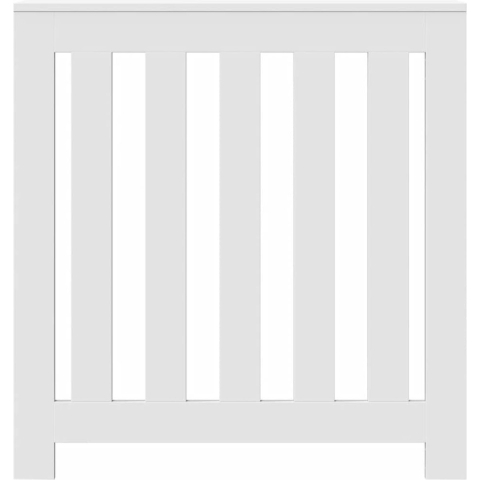 VidaXL Radiatorombouw 78x20x82 cm bewerkt hout wit