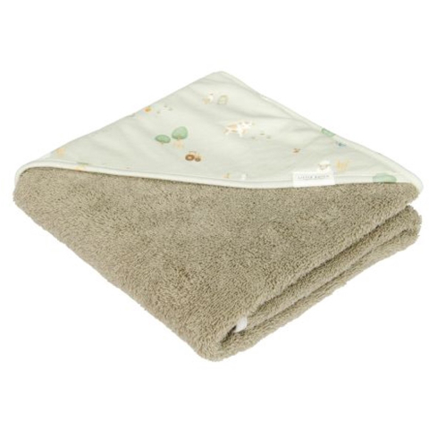 Little Dutch Badcape - 100 x 100 - groen - little farm