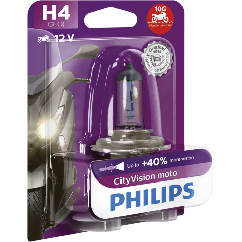 Philips koplamp gloeilamp "h4" headlight bulb 12v 60/55w h4 cvm p43t