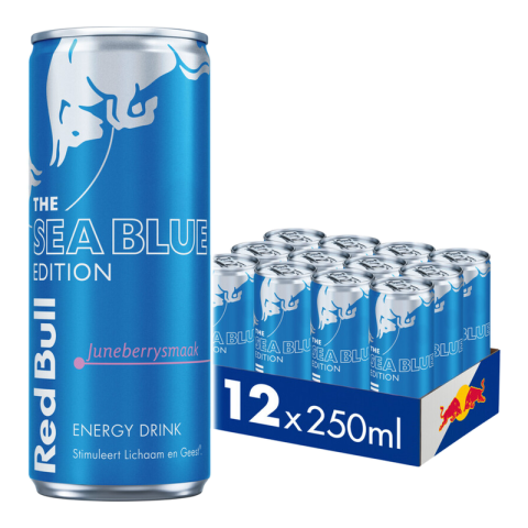 Red Bull the sea blue edition juneberry blik (12x 250ml)