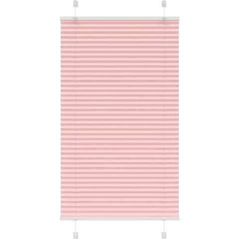 VidaXL Plissé rolgordijn 80x150 cm stofbreedte 79,4 cm polyester roze