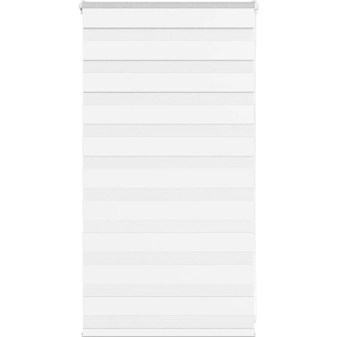 VidaXL Zebra blind 75x100 cm stofbreedte 70,9 cm polyester wit