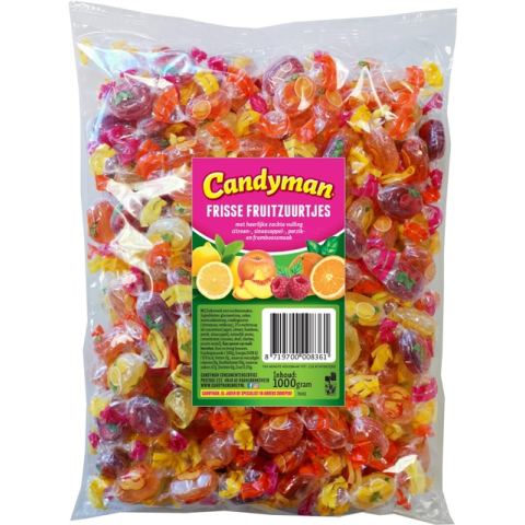 Candyman frisse fruitzuurtjes (1kg)