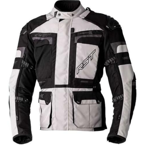 RST Pro Series Adventure-X CE Herenjas, textieljack, zilver/zwart