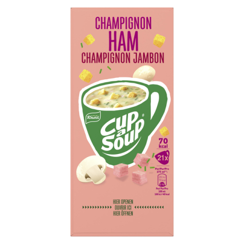 Cup-a-Soup Knorr champignon ham (21x 175ml)