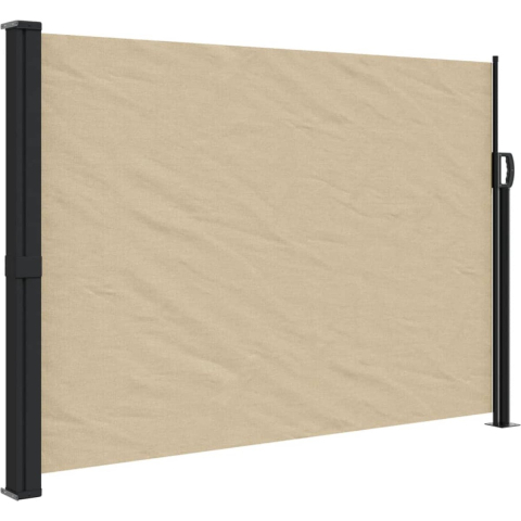 VidaXL Windscherm uittrekbaar 140x500 cm beige