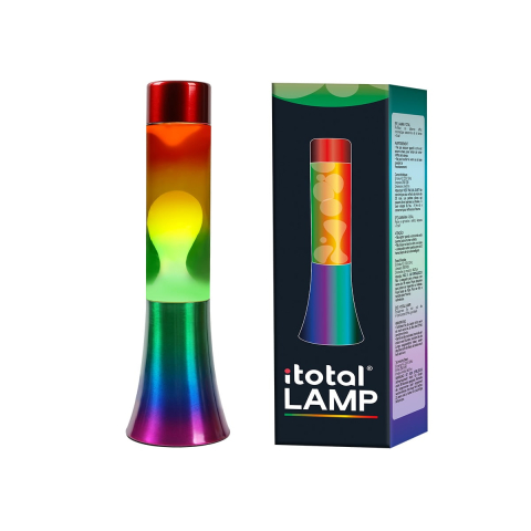 Itotal Lavalamp rainbow, 30cm