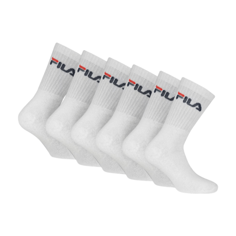 Fila tennis- & sportsokken - maat 43/46 - 6 pack - wit