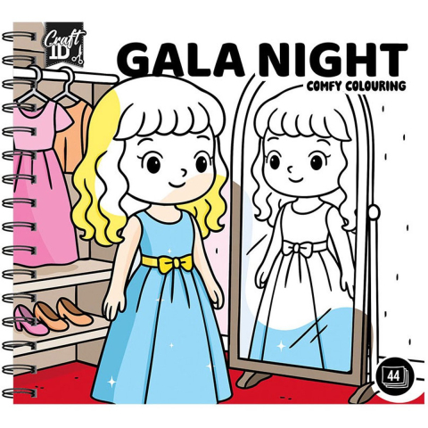 Craft ID Kleurboek cute & comfy - gala night