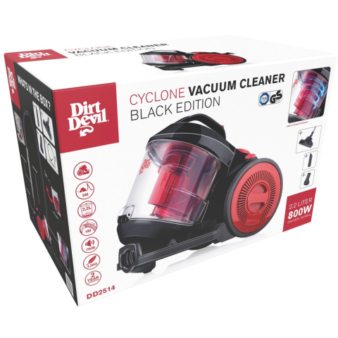 DIRT DEVIL Stofzuiger zonder zak 800 W DD2514