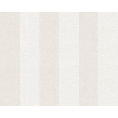 AS CRÉATION Vliesbehang 10,05 m x 53 cm (Crèmewit, 10,05 x 0,53 m)