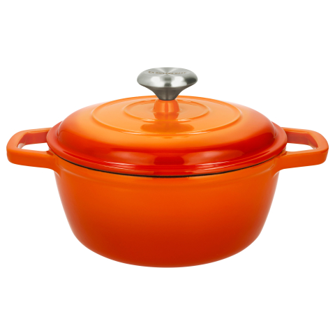 SILVERCREST Gietijzeren pan, Ø21 cm (Oranje)