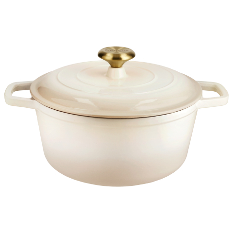 SILVERCREST Premium Gietijzeren Pan, Ø 25 cm (Crème)