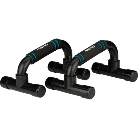 Avento push-up grips - zwart/blauw
