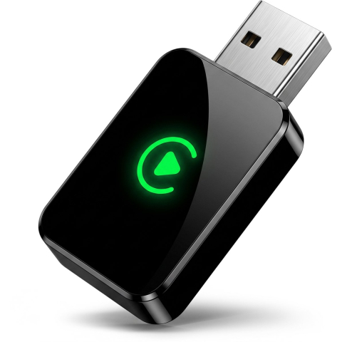 Draadloze CarPlay & android dongle - Auto - Bluetooth - Draadloos - Wireless - Receiver - Compact - incl USB-C - Skoov
