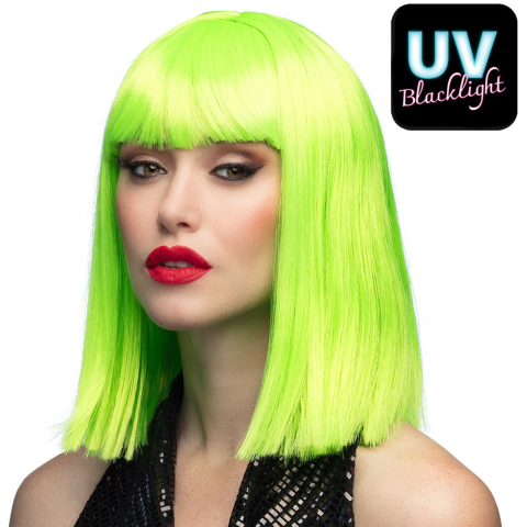 Boland Pruik dance neon groen