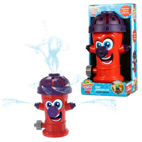 Summertime fire sprinkler